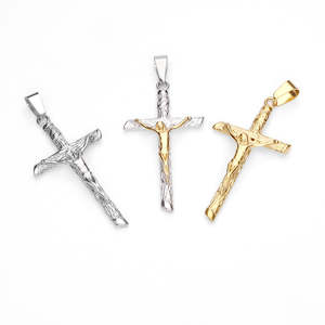 Stainless Steel Crucifix Cross Pendant