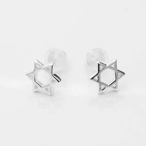 Star of David Stud Earrings