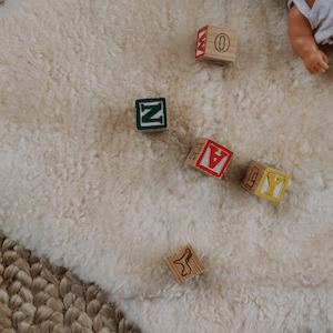 Store-based retail: Auskin Baby Sheepskin Rug - Shortwool