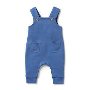 Wilson + Frenchy Organic Waffle Overall - Brilliant Blue