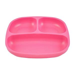 Re-Play Divided Plate- Bright Pink