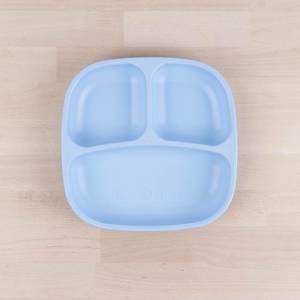 Re-Play Divided Plate- Ice Blue