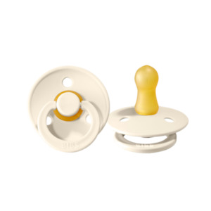 BIBS Coloured Dummies - Ivory - 2 Pack