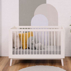 BabyRest Kaya Cot - White