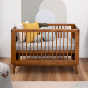 BabyRest Kaya Cot - Teak