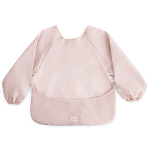 Store-based retail: Mushie Long Sleeve Bib - Blush