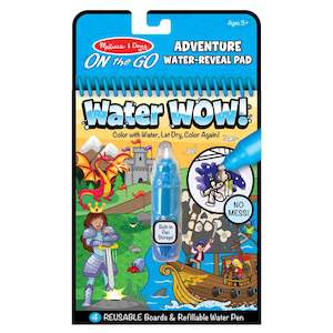 Melissa & Doug - Water Wow Reusable Colouring Book - Adventure