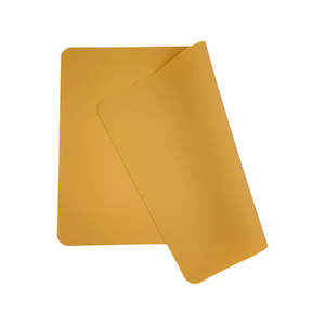 Store-based retail: Petite Eats Silicone Placemats - Mustard