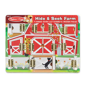 Melissa & Doug Magnetic Farm Hide & Seek