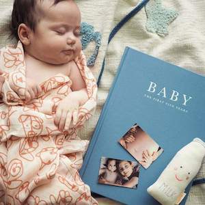 Write to Me Baby Journal- Birth to Five Years- Blue