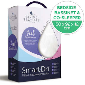 Store-based retail: Living Textiles Smart-Dri Waterproof Mattress Protector - Bedside bassinet/Co-sleeper