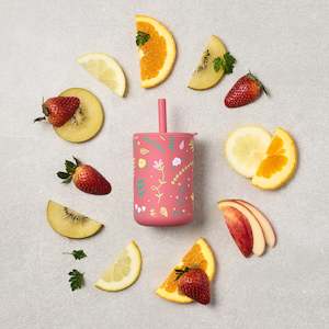 Store-based retail: Over the Dandelions Smoothie Cup - Pink Garden