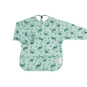 Store-based retail: Petite Eats Sleeved Bibs - Dino