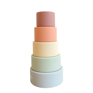 Petite Eats - Round Stacking Cups- Pastel