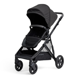 Store-based retail: Edwards & Co Olive Single Stroller - Black Luxe