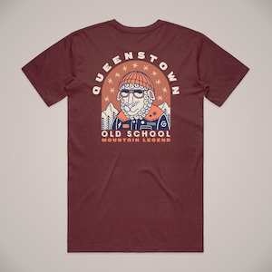 Clothing: Old School Queenstown Mens T-Shirt