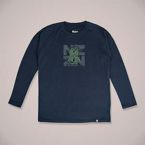 Clothing: NZ Tiki Long Sleeve Mens Merino T-Shirt