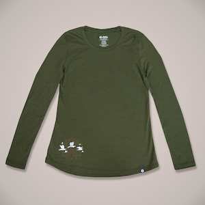 Clothing: Kotuku Long Sleeve Womens Merino T-Shirt