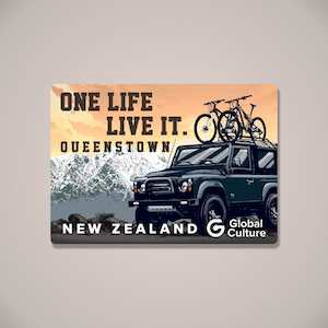 Clothing: One Life Queenstown Magnet