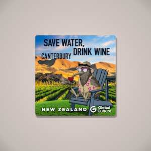 Clothing: Save Water Canterbury Magnet