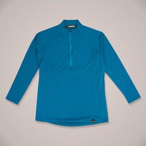 Clothing: 1/4 Zip Long Sleeve Womens Merino