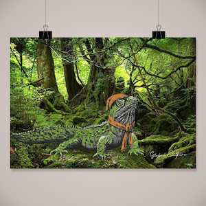 Tuatara Scenic Wall Art