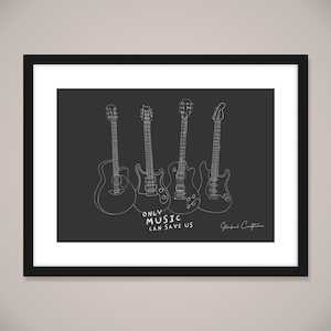 Clothing: Only Music Can Save Us Wall Art