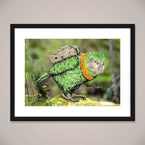 Kakapo Scenic Wall Art