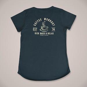 Coffee Workout Womens T-Shirt