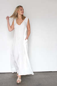 October Reign Loulou Dress - Linen