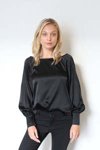 Clothing: October Reign Queen B Blouse - Black