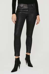 Clothing: AG The Farrah Skinny - Luminous Gunmetal