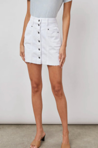 Rails The Canyon Skirt - Salt White