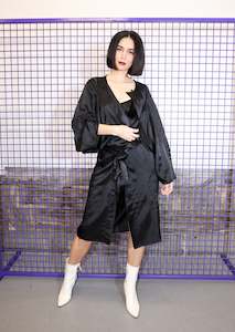 Tenderly Darling Robe ~ Black