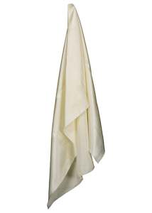 Custom Fabric ~ Creme Silk Satin Mid-weight