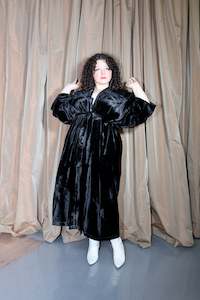 Diamond Star Robe ~ Black Velvet