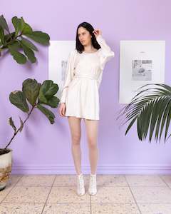 Clothing: Custom Sample | La Perla Dress ~ Ivory Silk Satin