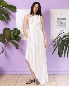 Clothing: Custom Sample | Melancholia Dress ~ Liquid Silk Satin