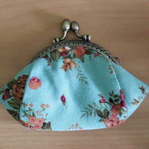 Floral Blue coin purse ⋆ Glorious Co