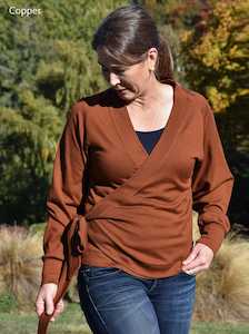 Clothing: Merino Wrap Around Cardigan