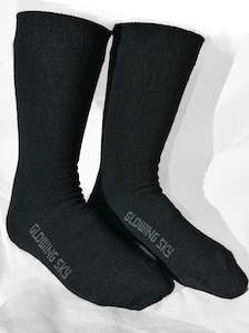 Clothing: S1 Unisex Merino Black Dress Sock