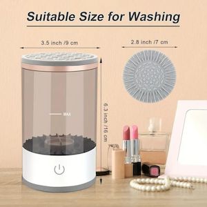 Makeup Brush Cleaner, Automatic Washing Brush, Quick-drying Tool-USB Plug-in Por…