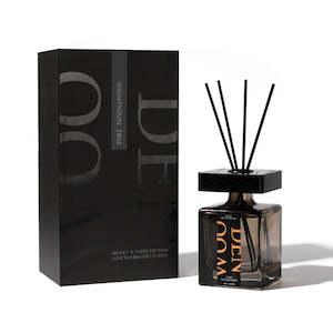 Diffusers: Wooden Lid Home Fragrance Reed Diffuser - 200ml