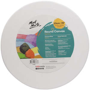 Round Canvas Signature 20cm (7.9in) - Mont Marte