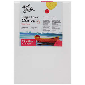 Single Thick Canvas Signature 13 x 18cm (5.1 x 7.1in) - Mont Marte