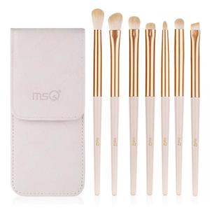 MSQ Eye Shadow Brush Set 7pcs - Rose White