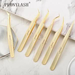 Eyelash Tweezers set - 6pcs