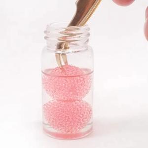 Eyelash Tweezer Cleaner with Sponge Ball