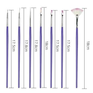 Nail Art Brush Set 7pcs