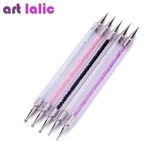 5Pcs/Set Nail Art Dotting Pen Two Sided